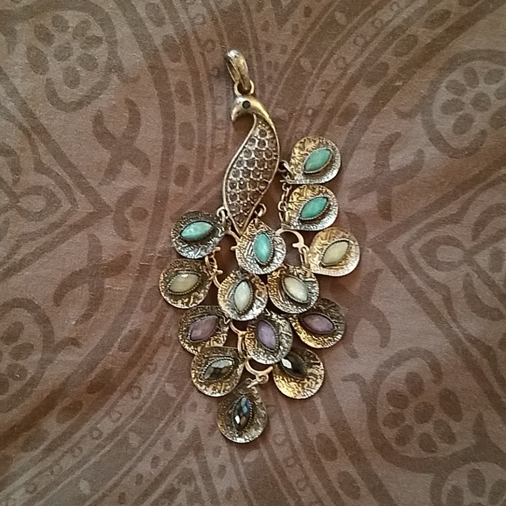 Peacock Pendant for Necklaces